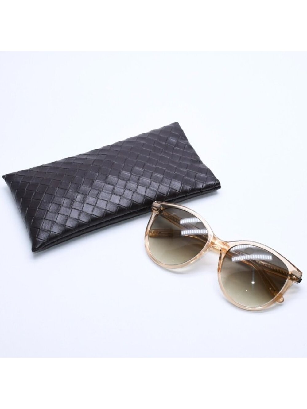 Bottega Veneta Sunglasses Clear Brown Beige BV Eyewear